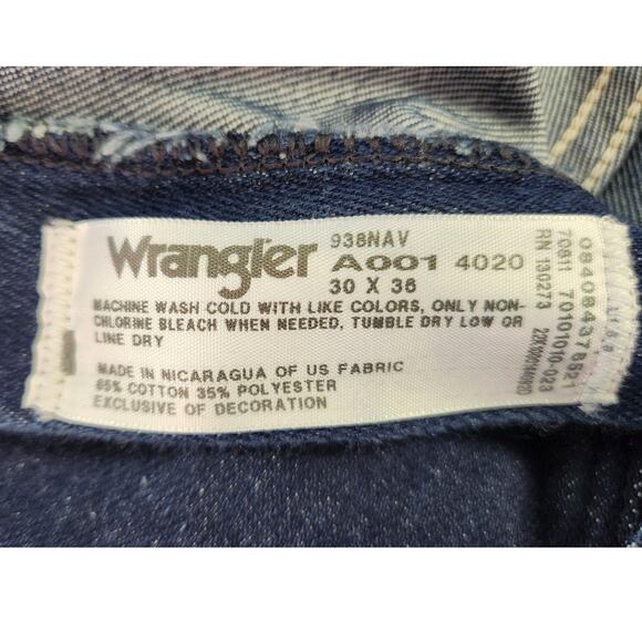 Wrangler Cowboy Cut Slim Fit Stretch Denim Jean Pant Men 30 Like New Pre-washed - Picture 6 of 6